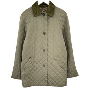 Vintage Olive Quilted Jacket